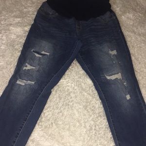 Ankle Skinny Maternity Jeans